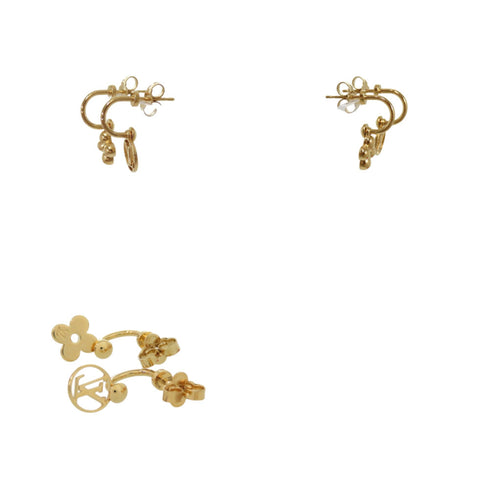 Earrings Gold-Tone Metal