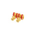 Pop H Earrings Gold-Tone Metal