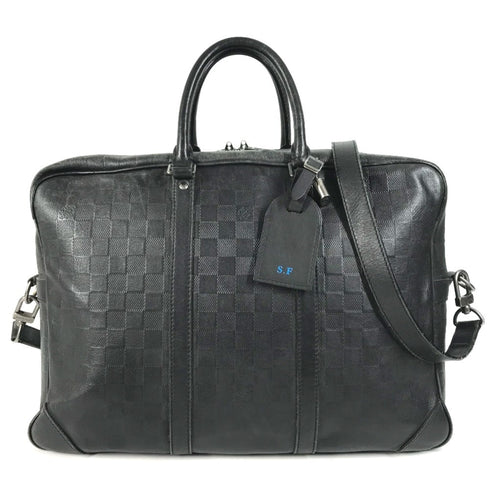 Porte-Documents Voyage Briefcase Damier Infini Leather