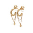 Earrings Hoop Gold-Tone Metal