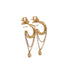Earrings Hoop Gold-Tone Metal