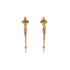 Earrings Hoop Gold-Tone Metal