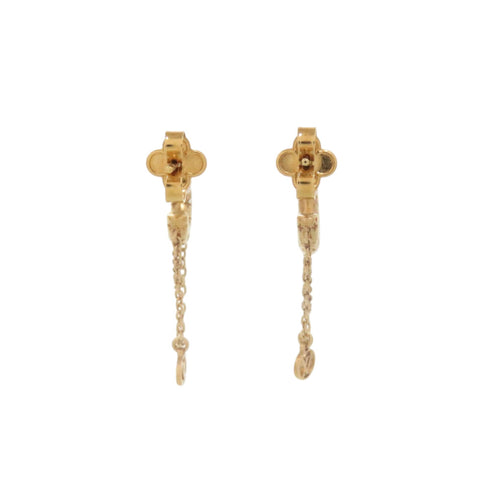 Earrings Hoop Gold-Tone Metal