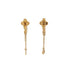 Earrings Hoop Gold-Tone Metal