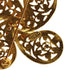 CC Logo Flower Brooch Gold-Tone Metal