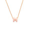 Pop H Pendant Necklace Gold-Tone Metal
