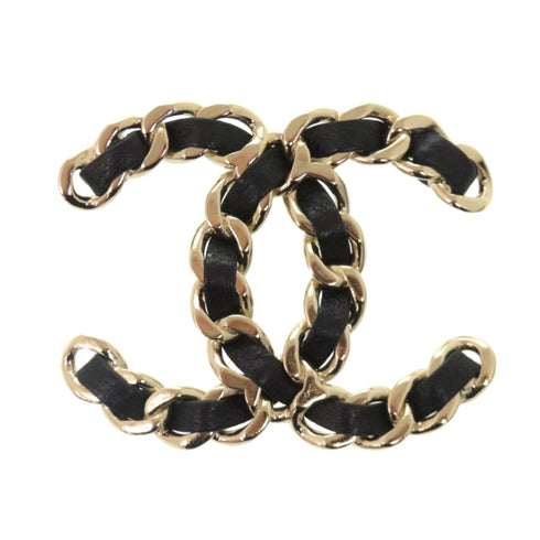 CC Logo Brooch Metal