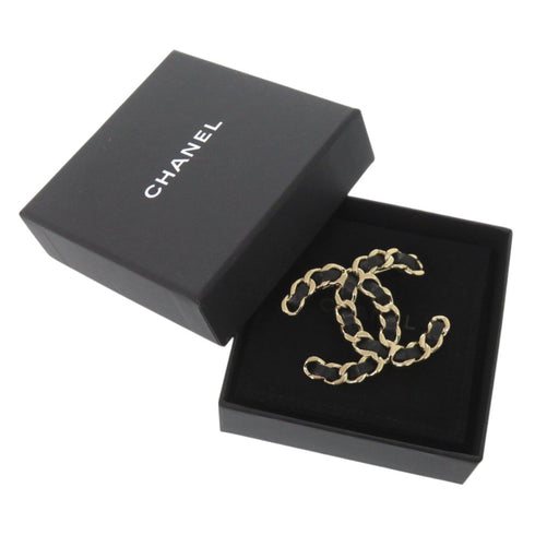 CC Logo Brooch Metal