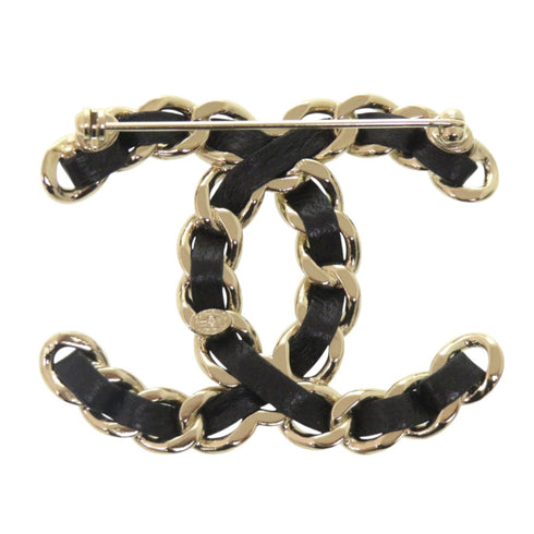 CC Logo Brooch Metal