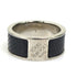 Ring Metal Black Damier Canvas