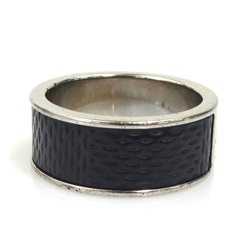 Ring Metal Black Damier Canvas