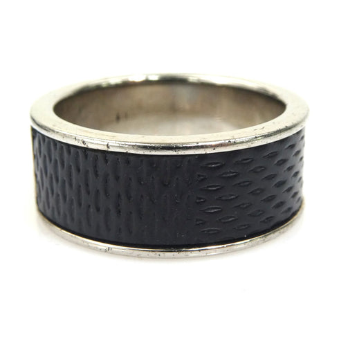 Ring Metal Black Damier Canvas