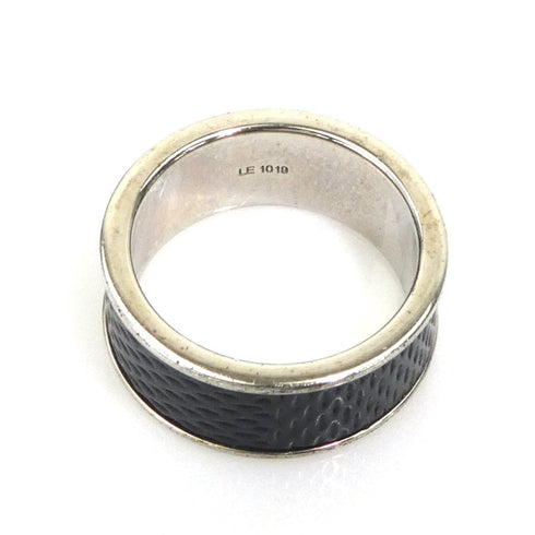 Ring Metal Black Damier Canvas