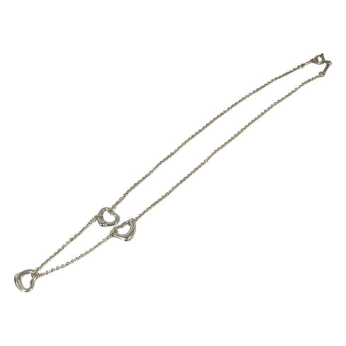Open Heart Pendant Necklace Sterling Silver 10mm