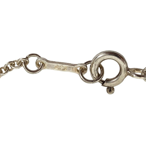 Open Heart Pendant Necklace Sterling Silver 10mm