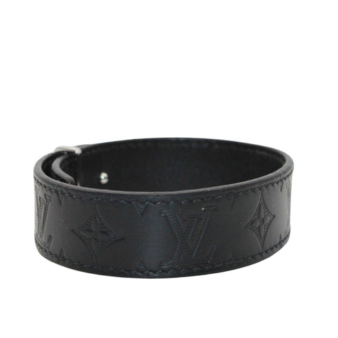 Charm Bracelet Leather Black