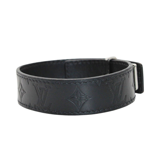 Charm Bracelet Leather Black