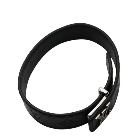Charm Bracelet Leather Black