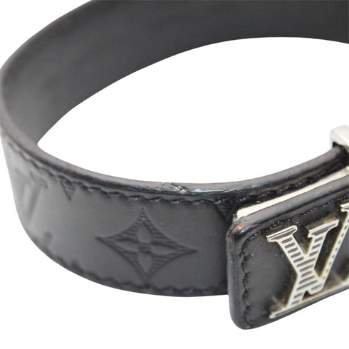 Charm Bracelet Leather Black