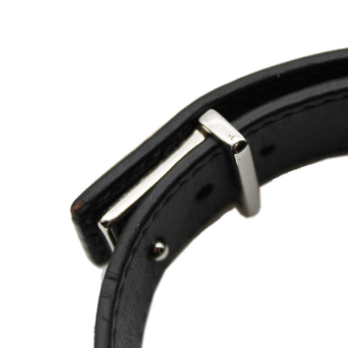 Charm Bracelet Leather Black