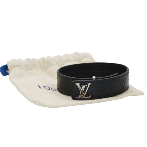Charm Bracelet Leather Black