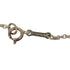 Bean Pendant Necklace Sterling Silver 18mm