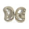 Bean Earrings Sterling Silver 20mm Sterling Silver