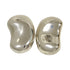 Bean Earrings Sterling Silver 20mm Sterling Silver