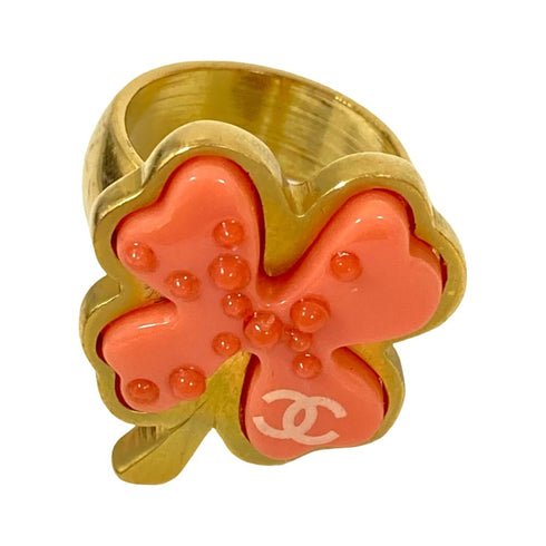 CC Logo Clover Ring Metal