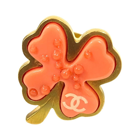 CC Logo Clover Ring Metal