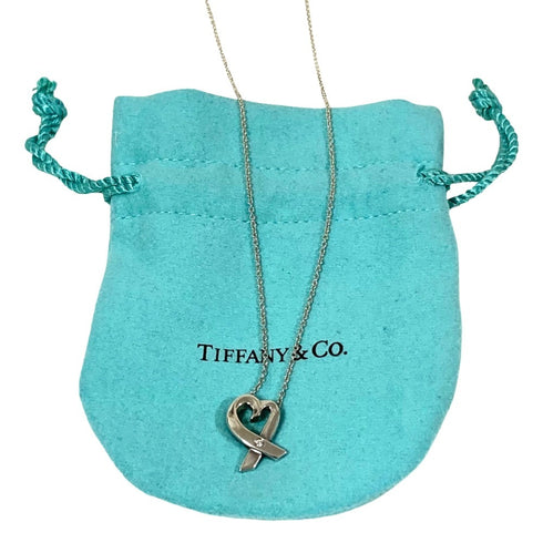 Loving Heart Pendant Necklace Sterling Silver