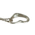 Open Heart Pendant Necklace Sterling Silver 15mm