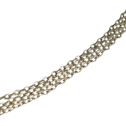 Open Heart Pendant Necklace Sterling Silver 15mm