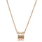 B.Zero1 Pendant Necklace 18K Rose Gold