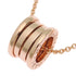 B.Zero1 Pendant Necklace 18K Rose Gold