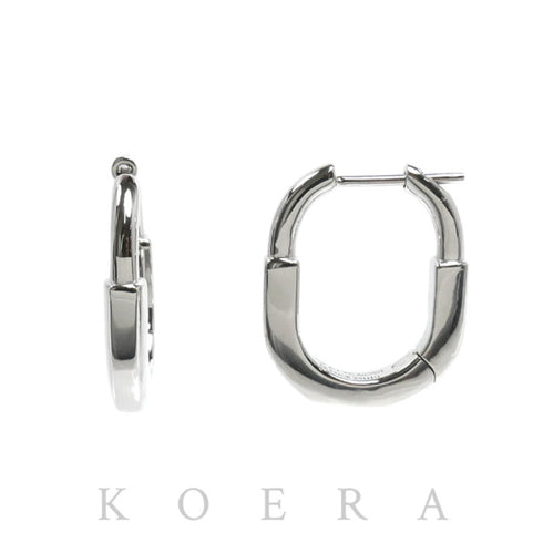 Earrings 18K White Gold