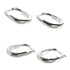Earrings 18K White Gold
