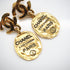 CC Logo Clip-On Earrings Metal Gold-Tone Metal