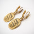 CC Logo Clip-On Earrings Metal Gold-Tone Metal
