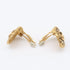 CC Logo Clip-On Earrings Metal Gold-Tone Metal