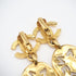 CC Logo Clip-On Earrings Metal Gold-Tone Metal