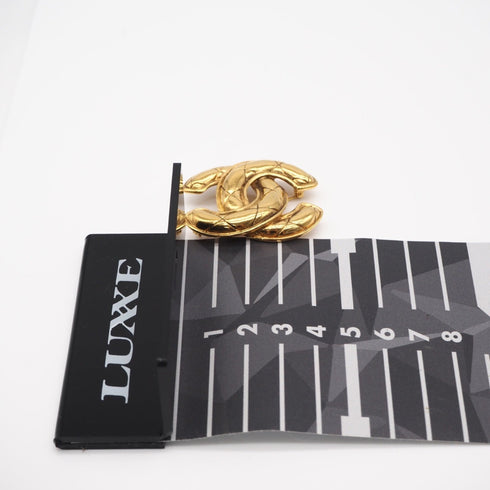 CC Logo Brooch Metal