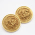 CC Logo Clip-On Earrings Metal Gold-Tone Metal