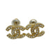 CC Logo Earrings Metal Gold-Tone Metal