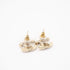 CC Logo Earrings Metal Gold-Tone Metal