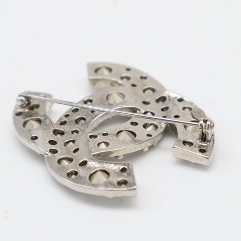 CC Logo Brooch Sterling Silver