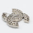 CC Logo Brooch Sterling Silver
