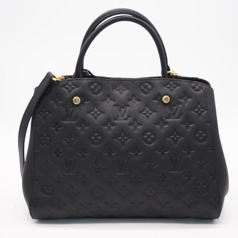 Montaigne Handbag Monogram Empreinte Leather MM