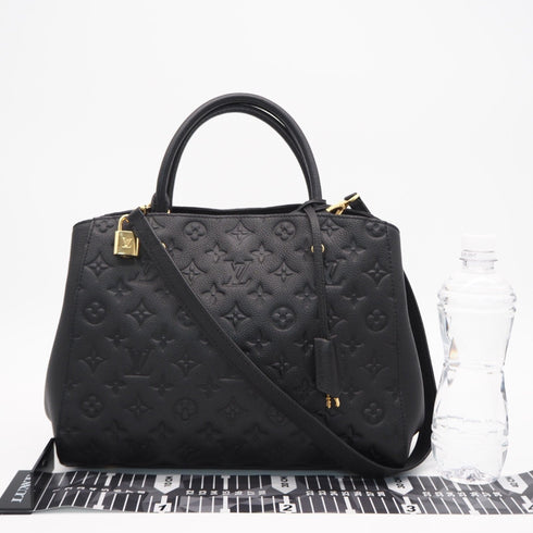 Montaigne Handbag Monogram Empreinte Leather MM