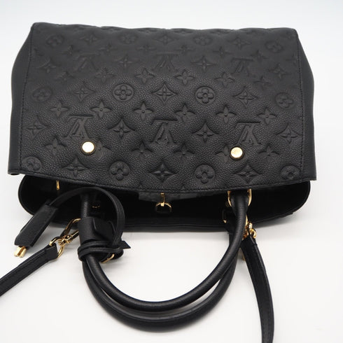 Montaigne Handbag Monogram Empreinte Leather MM